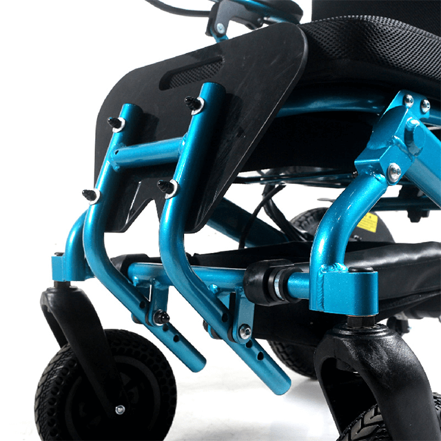 silla de ruedas eléctrica compacta y ligera con controlador AI