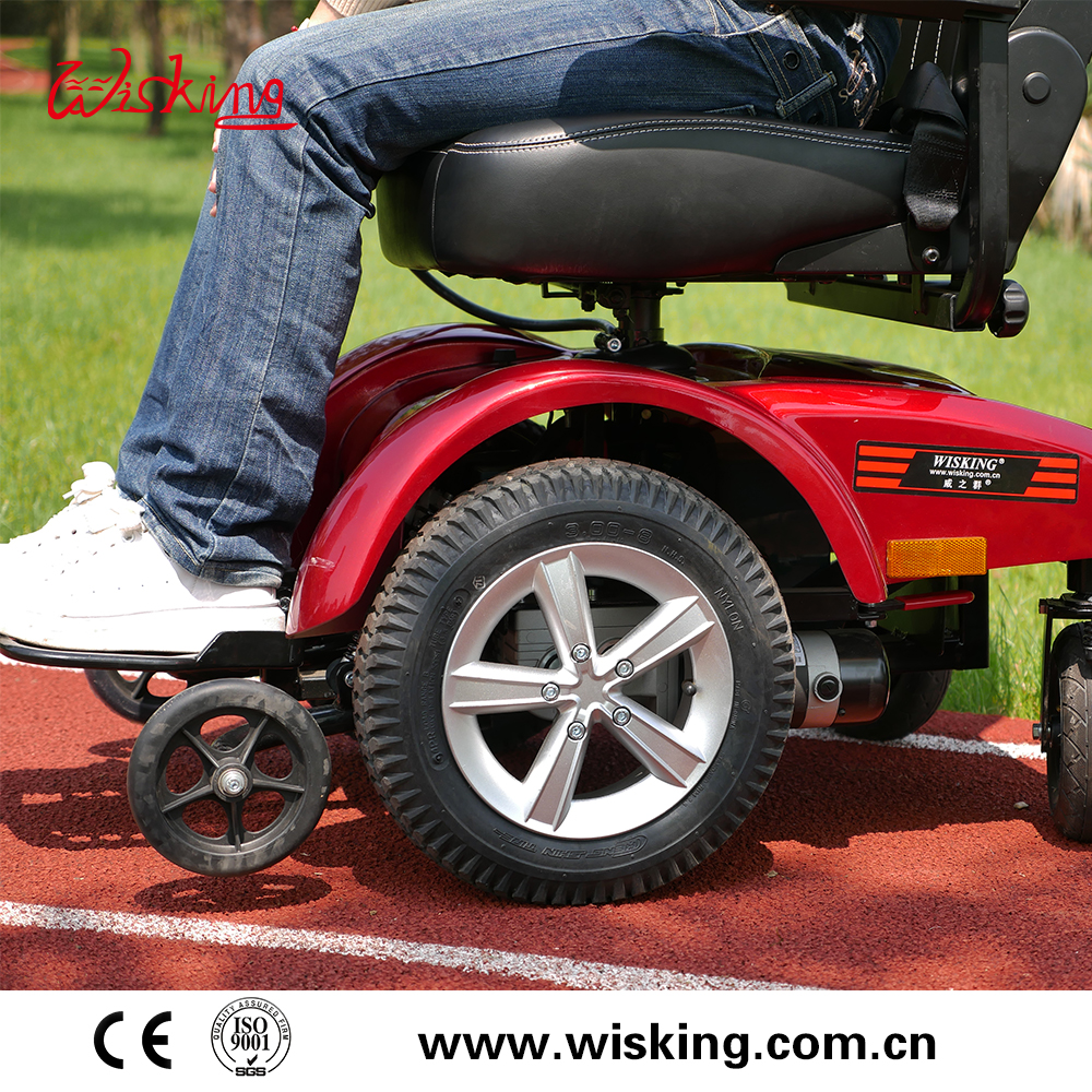 Silla de ruedas eléctrica estable con tracción delantera WISKING para discapacitados