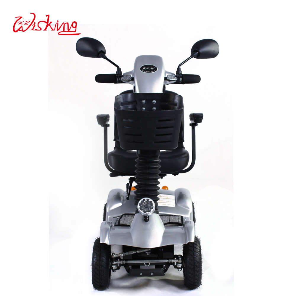 Mini scooter de movilidad para discapacitados de viaje con espejo retrovisor