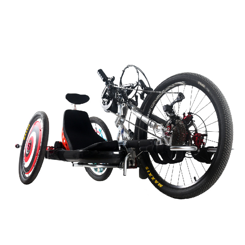 Bicicleta reclinada triciclo deporte handcycle para discapacitados
