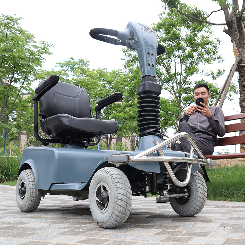 scooter de movilidad de cuatro ruedas sin escobillas al aire libre utilizado en el parque de atracciones