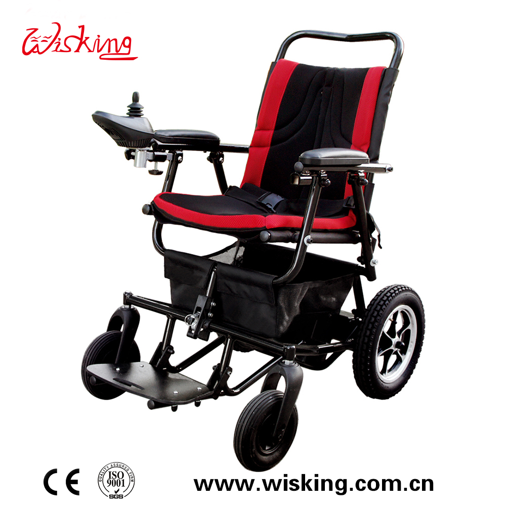 silla de ruedas eléctrica plegable eléctrica ligera para discapacitados