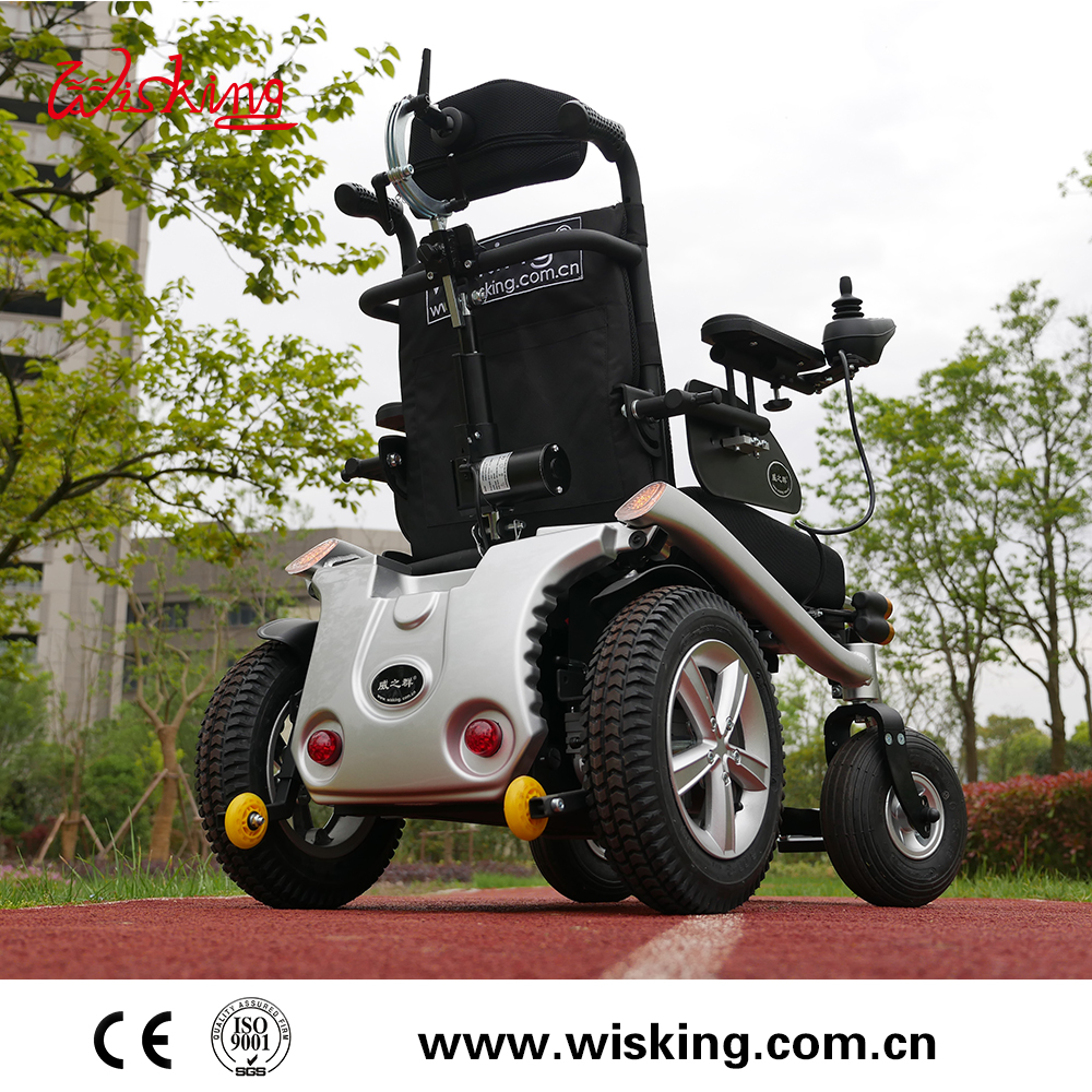 Silla de ruedas eléctrica reclinable eléctrica de moda WISKING para personas mayores