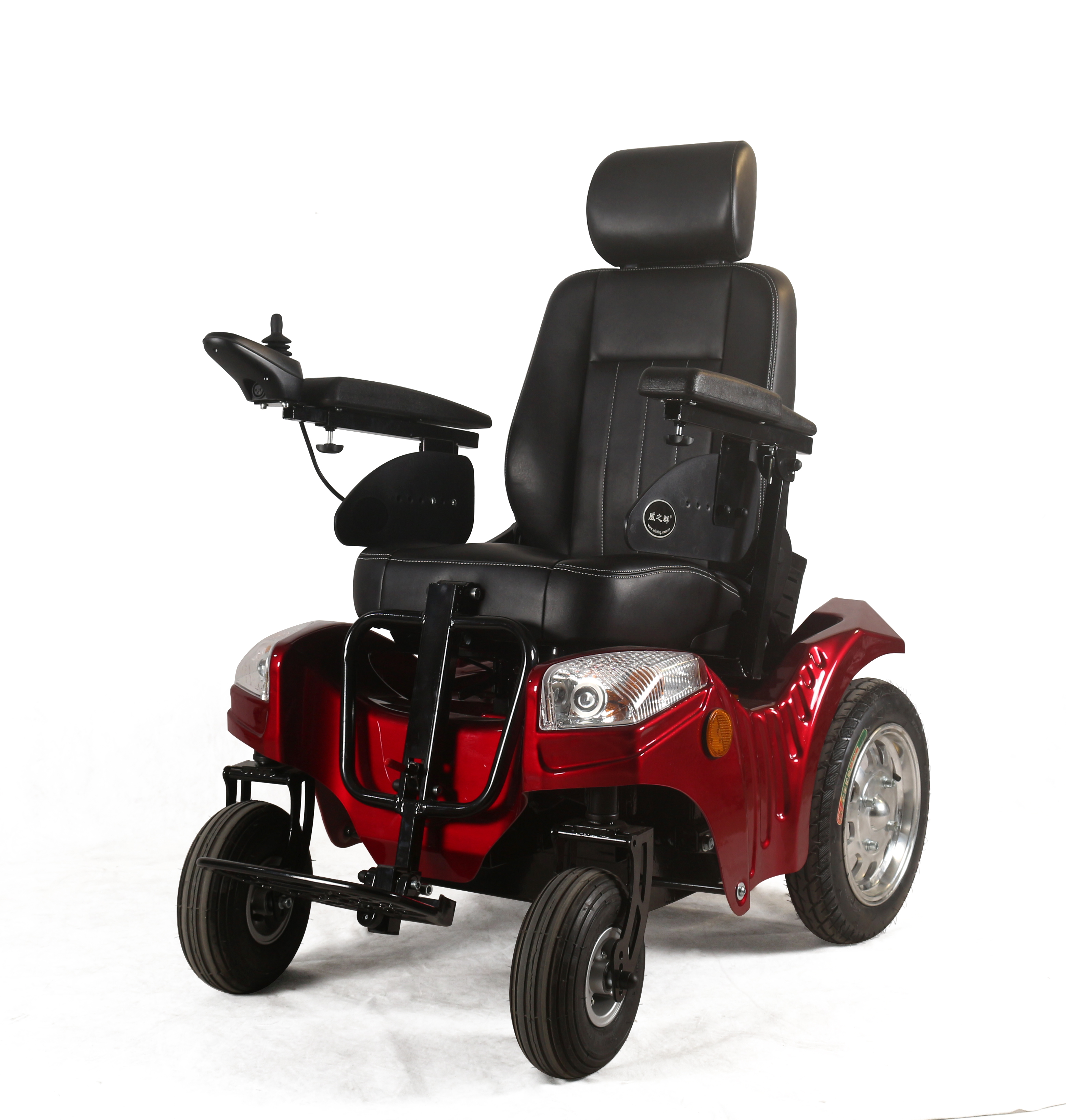 Silla de ruedas eléctrica de exterior de lujo WISKING para cuerpos pesados